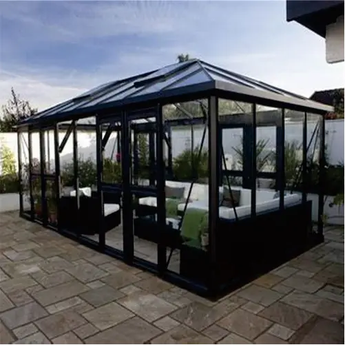 CAYOE Four Season Veranda Sunroom Tempered Glass Construction Veranda 4 Seasons Custom Made Modern Aluminum Alloy Material Villa