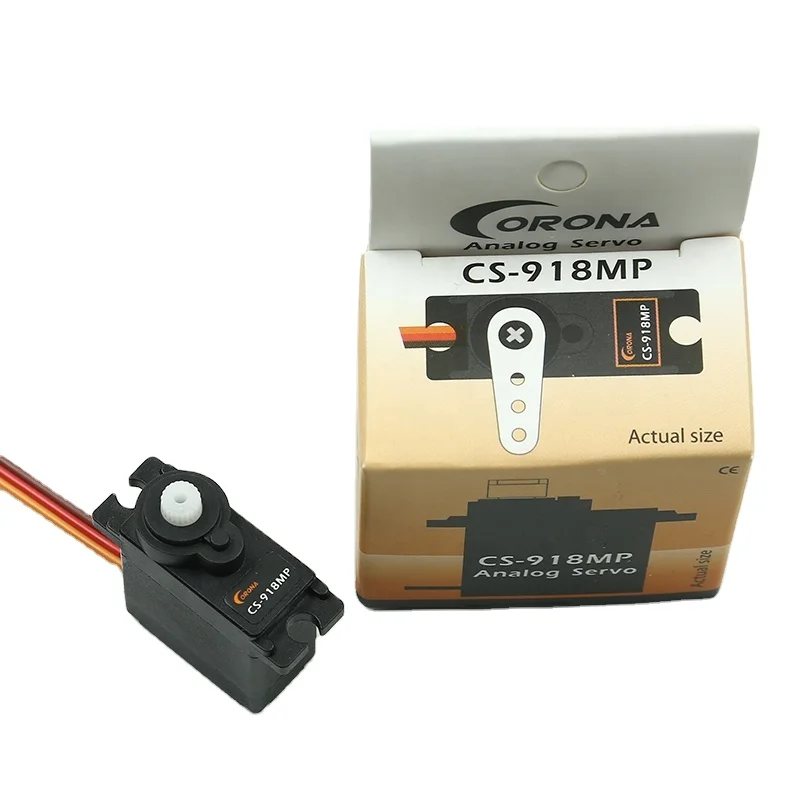 Servo mini Jiangsu Corona CS918MP 22.5X11.5X24.6mm mini rc servo for rc car  / boat Mini Micro Servo