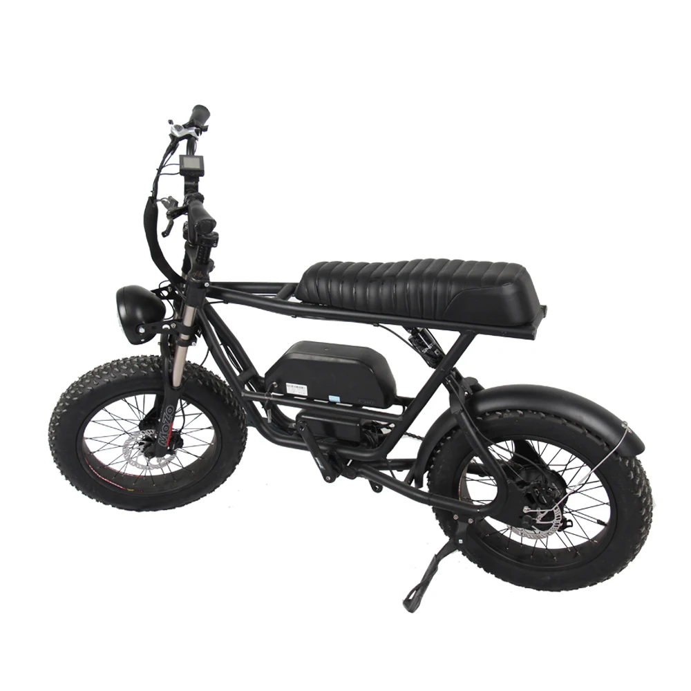 2021 Eu free shipping ecotric fat tires 48v 1000w 1500w 18ah  ebike rear motor electric bicycle bike chopper  full suspension