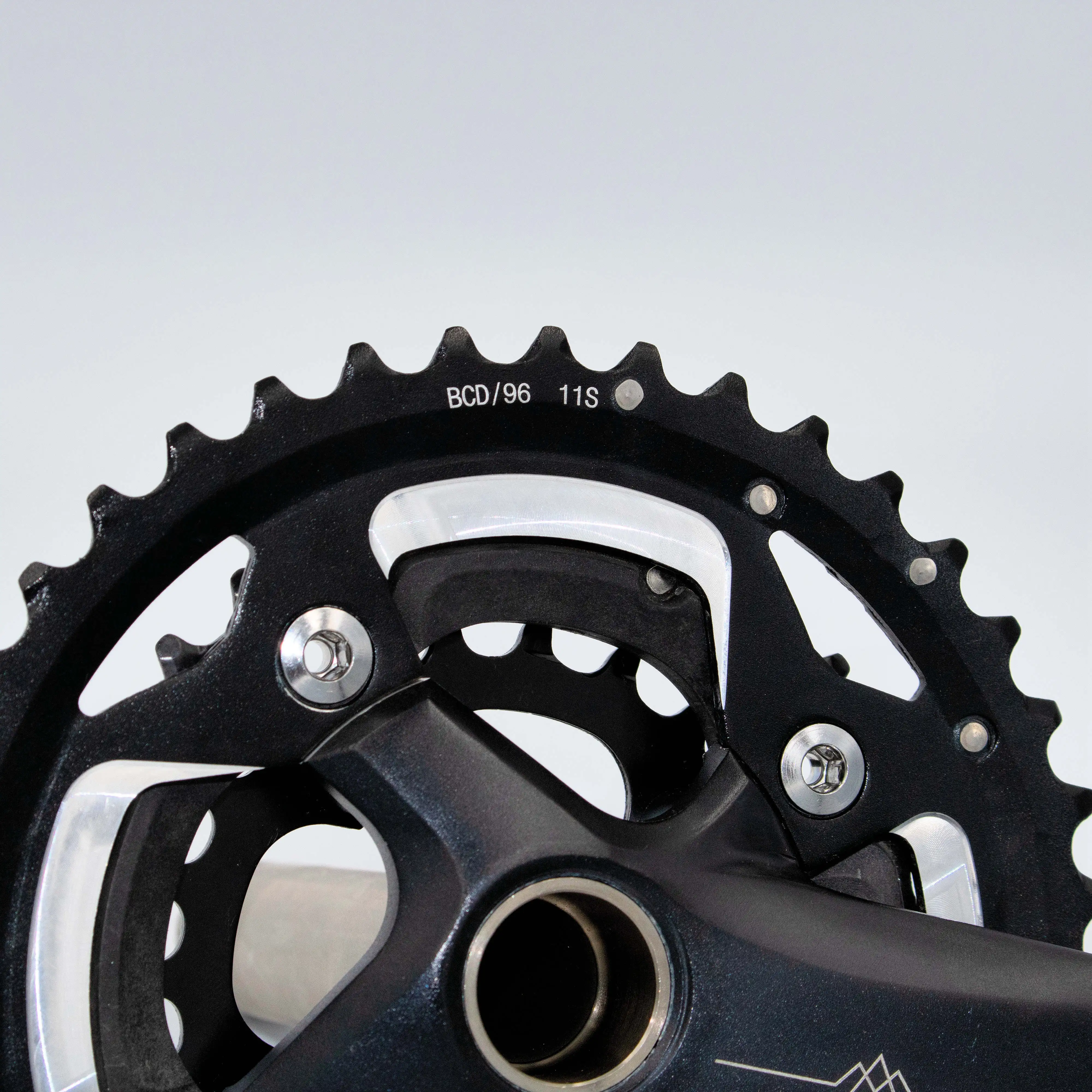  11 скорость 50 мм chainline алюминиевого сплава Al-7075-t6 черный анодированный Mtb шатун со звездочками для