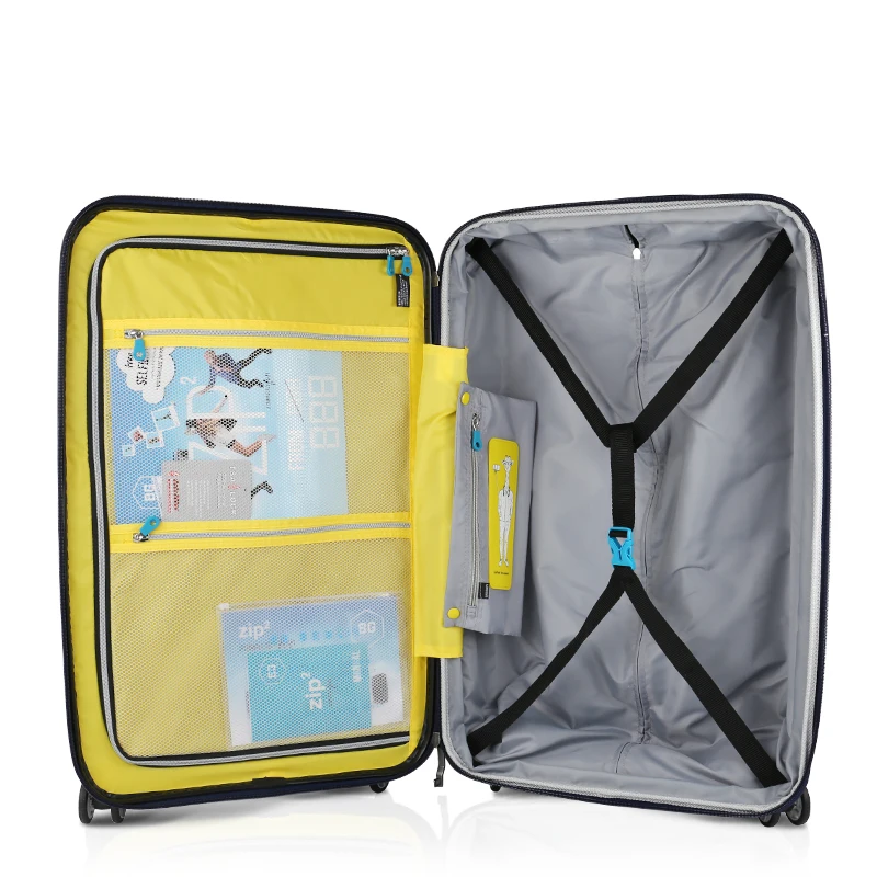 Custom design business lightweight Trolley suitcase carry on travel luggage for wholesale