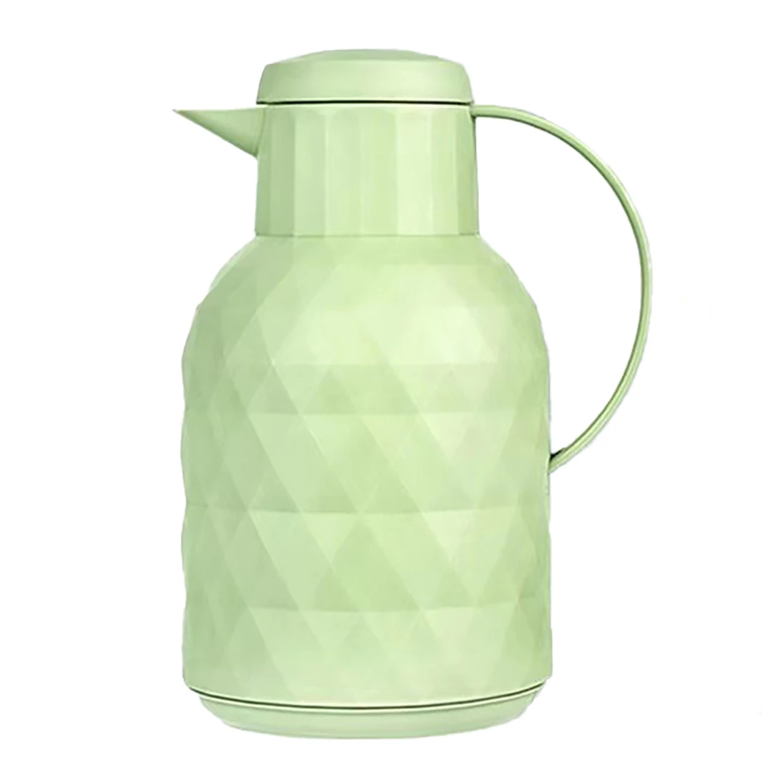 Nordic Home Glass Inner Rhomboid Insulation Pot Large Capacity Thermos Bottle Thermos Flask Coffee Pot Hot Kettle