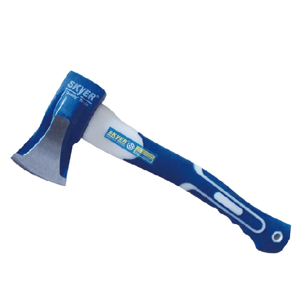 High quality  1KG PP coated long fiberglass handle  SPLITTING  axe