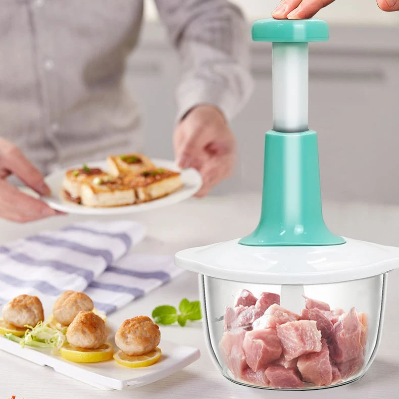 Новое поступление ручная измельчитель овощей Кухонный комбайн многофункциональная Мясорубка с мясорубкой
