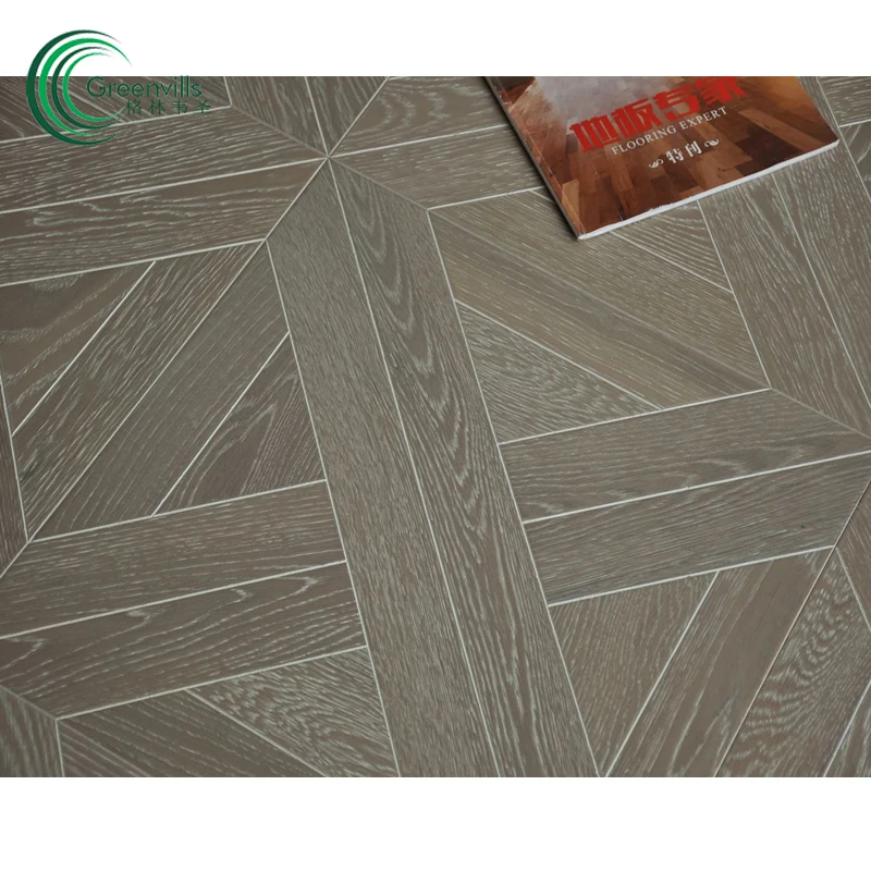 
Grey color wire brushed engineered white oak parquet wood floor oak flooring for indoor usage 