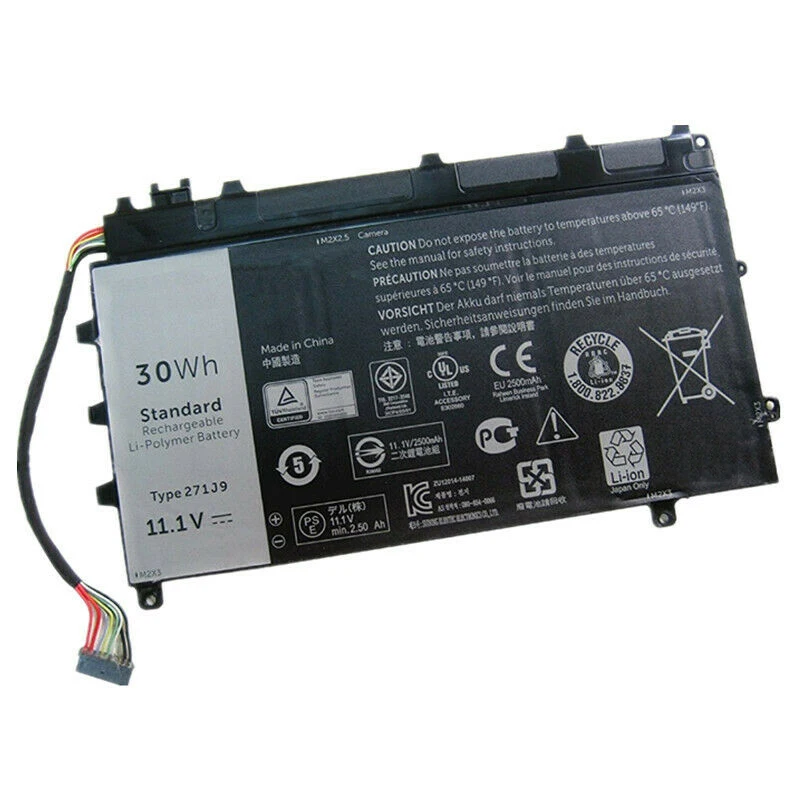 
Replacement Battery 271J9 for Dell Latitude 13 7000 7350 GWV47 0GWV47 YX81V 