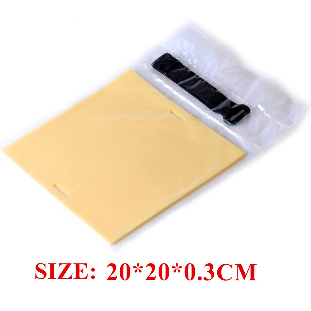Thick 20x30x0.30cm Double Sides Plain Large PMU Tattoo Sheet 3mm Tattoo Practice Skin Microblading
