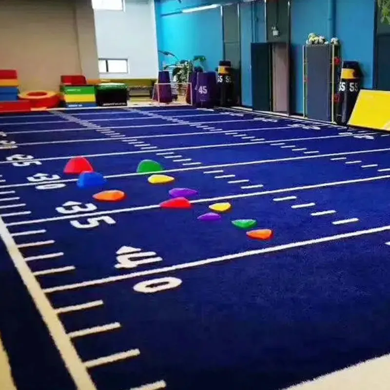 Multi-use children fitness club artificial gym grass turf personalized customization artificial grass carpet