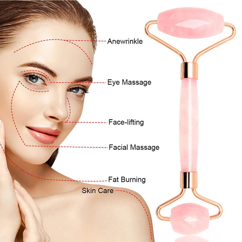 Private Label Manufacturer Gua Sha Scraping Tool AmethystJade Roller Anti Aging Massager Jade Roller For Face