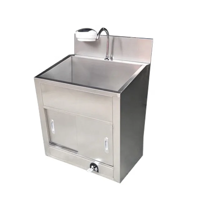 
Wholesale Stainless Steel Mobile Hand Sink Washing Sink 