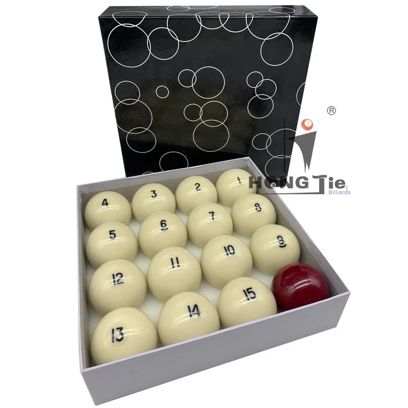 Hongjie Billiards Economic 60.3mm Russian Billiard ball set