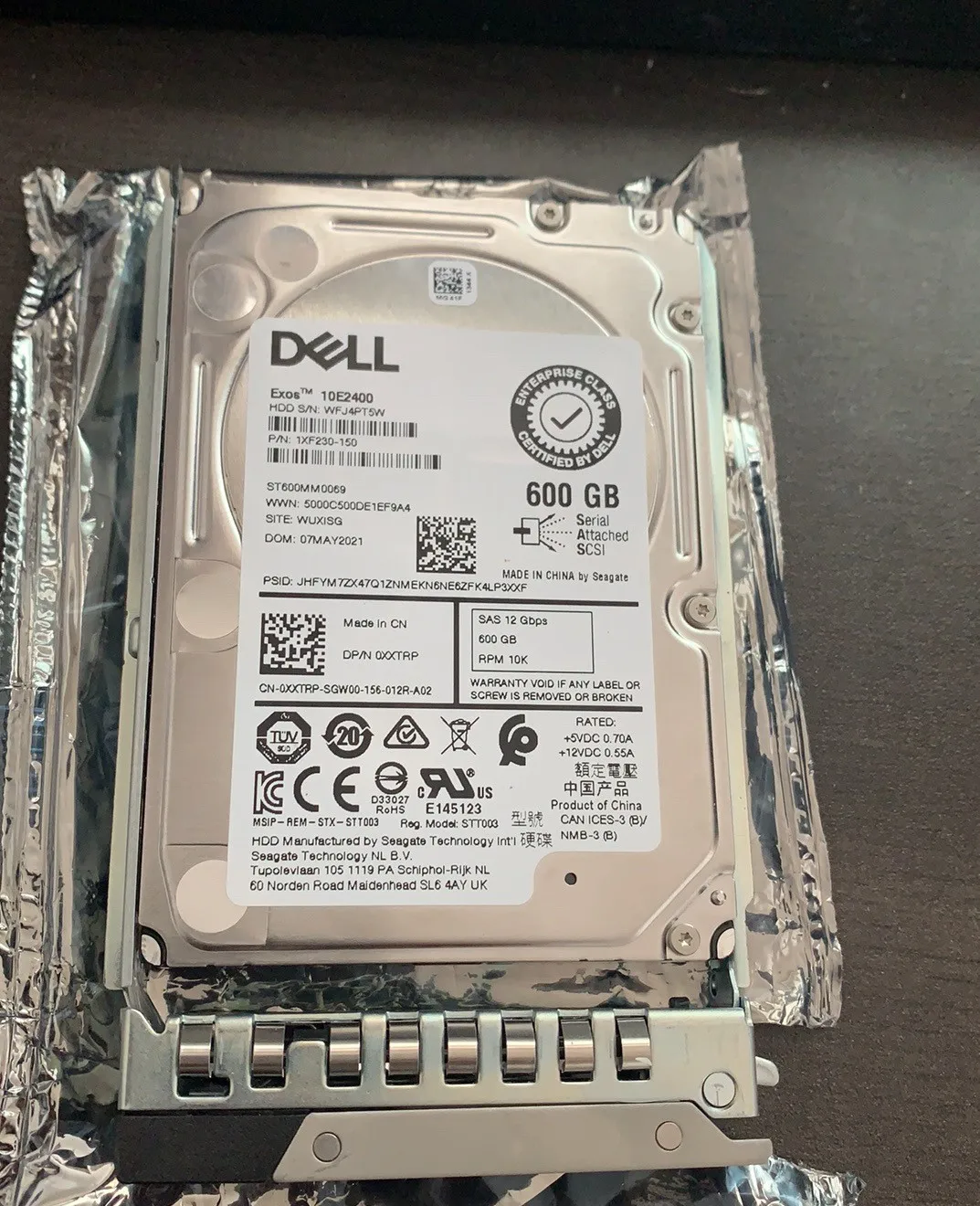 Original Internal Disk SAS 2.5inch 10k 1.2tb Hard Drives Server HDD