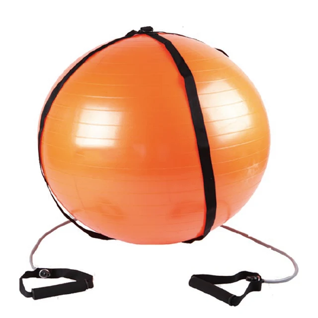 Wholesale 65cm Round Exercise Yoga Balance Ball with Two Recessed Handles