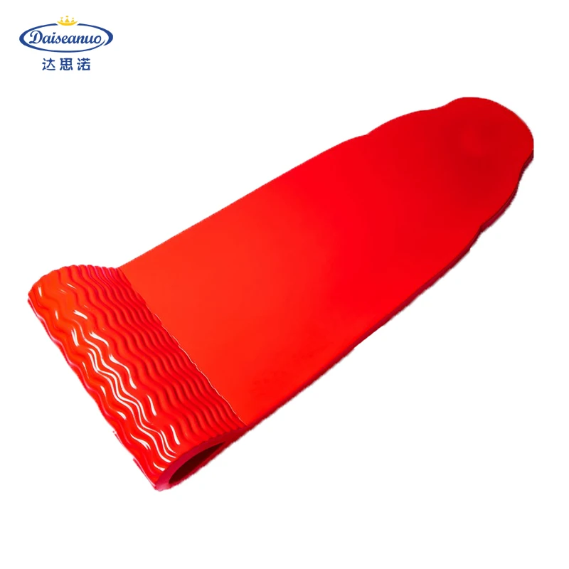 NBR/PVC Vinyl Coated Rubber Adult Foam Water Floating Mat Bed Swimming Pool Water Lounger with Roll Pillow