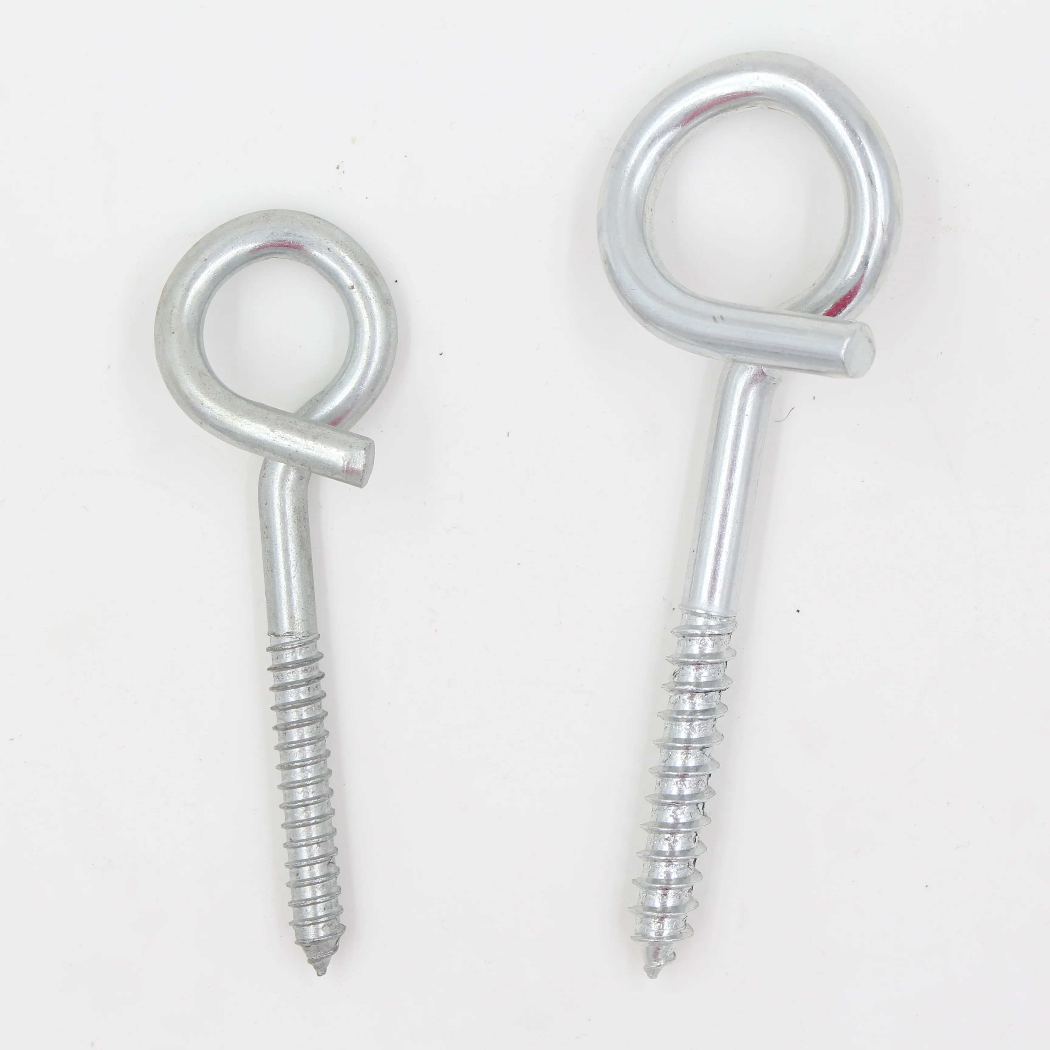 
10 x PIGTAIL SWING HOOKS SCREW WITH ZINC PLATED STEEL 