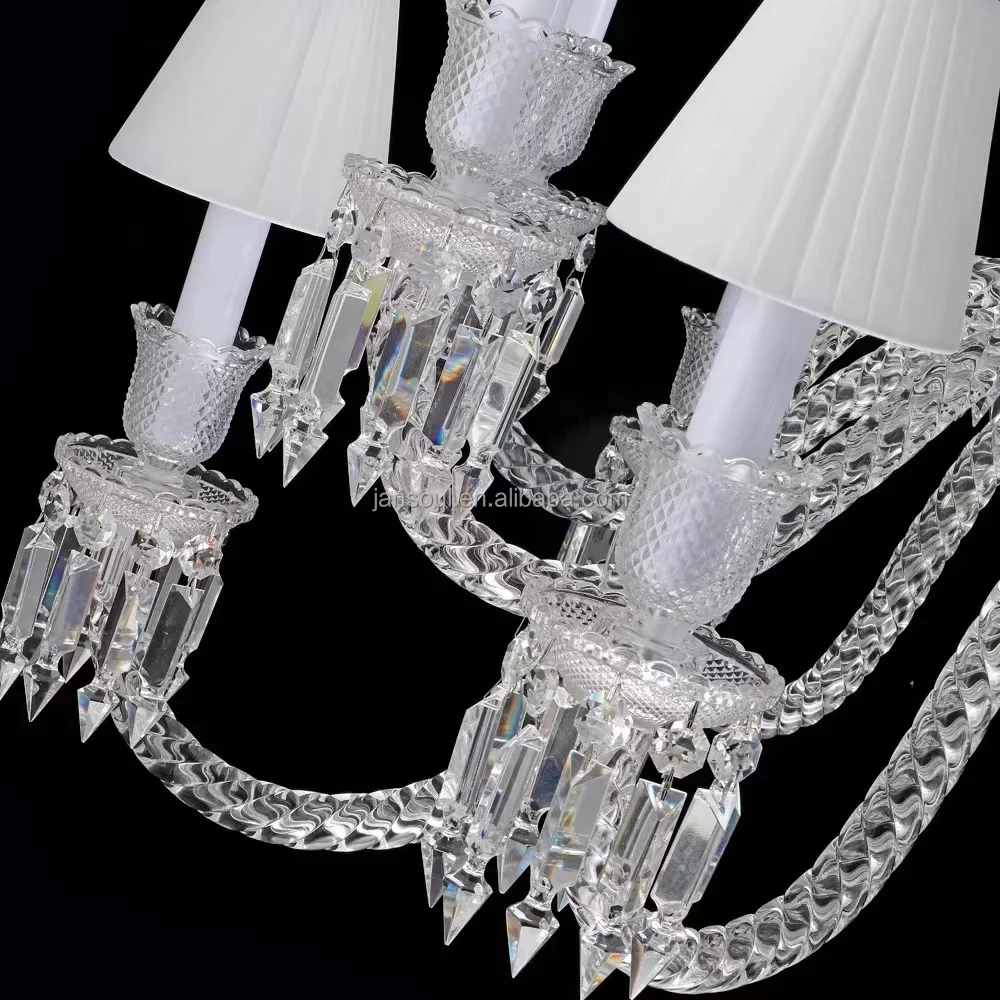 Jansoul lighting fancy chandelier luxury crystal lights lightings for living room restaurant  chandelier