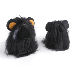 Pet dog cat headgear wig hat headgear puppy cat costume lion headgear