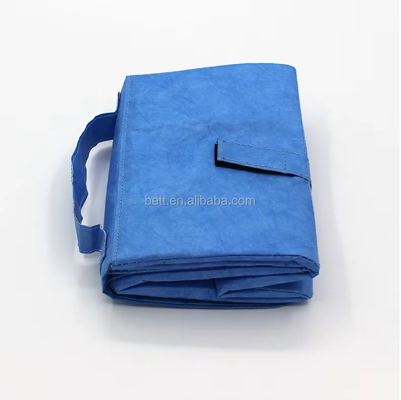 Eco-Friendly Tyvek Food Paper Bag Casual Use Insulated Cooler with Vintage National Style Foldable Customizable Color for Lady