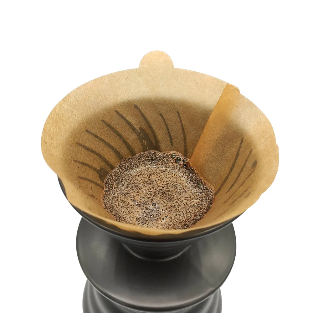 Usesoon, надежное качество, ушной Стиль, ручная капельная бумага v60 для кофе, фильтровальная бумага, отбеливатель пищевого класса и неотбеленная