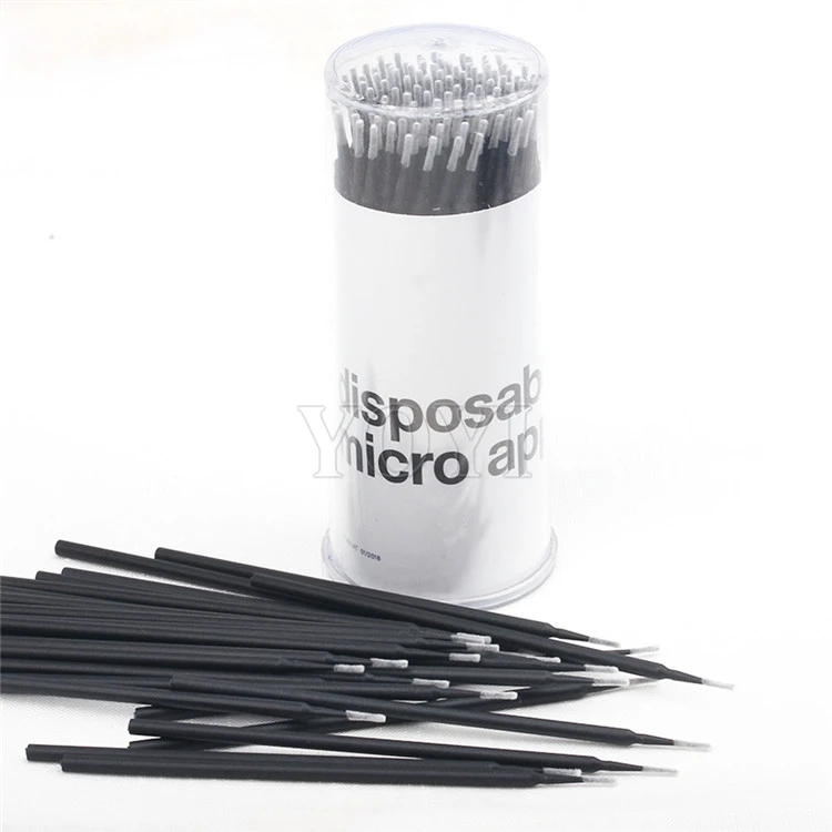 Portable iodophor q tips cotton swabs with iodine solution ideal for on-the-go wound care and disinfection