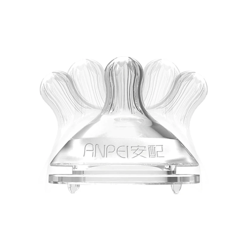 Wholesale custom baby products without Bpa silicone pacifiers high borosilicate glass bottles