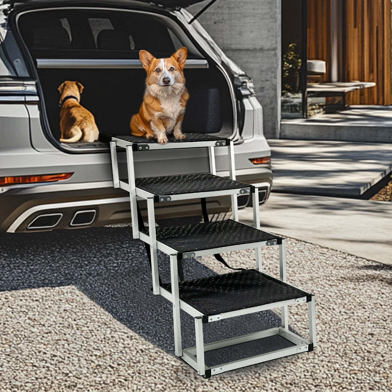 CANBO нескользящие устойчивые домашние животные портативный собаки ступени лестницы складной рампа для автомобиля