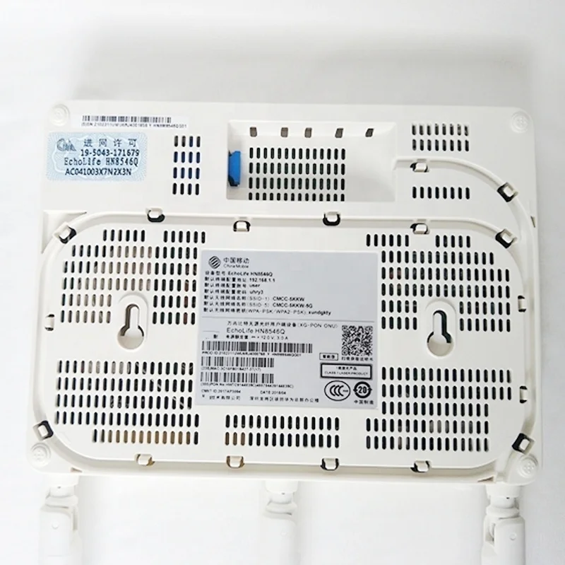 HN8546Q Fiber Optic Equipment XG-PON ONT 4GE 1POTS 2USB HN8546Q 8546Q 10G Gpon Onu Onu Wifi English Firmware