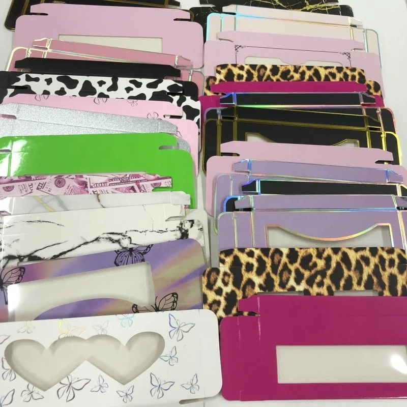 MAGEFY wholesale fashionable false eyelash paper packaging box private label custom logo