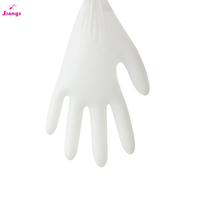 Jiangs hot sale latex powder free glove guantes desechables de nitrilo xs uso medico disposable latex Nitrile gloves powder free