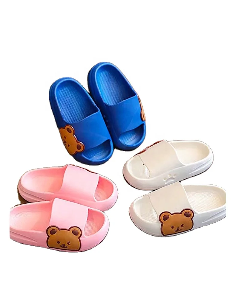 Summer Kids Sandals 2023 New Cartoon Baby Clogs Non Slip Home Toddler Slippers Baotou