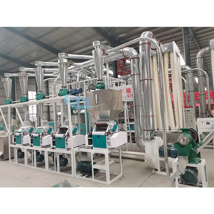 20 Ton Per Day Wheat Flour Milling Machine Electric Flour Mill