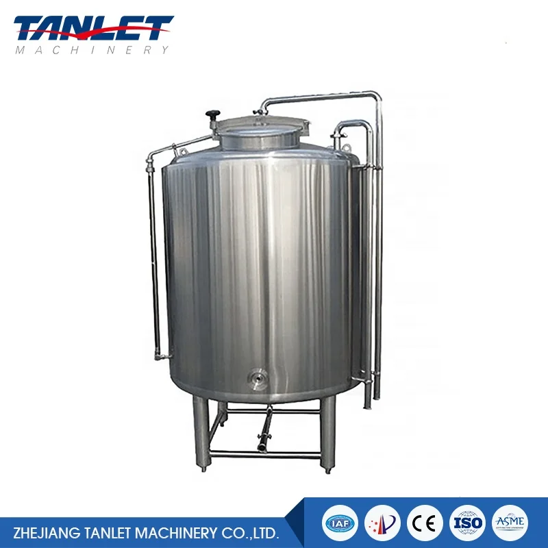 High pressure stainless steel beer liquid milk oil wine water storage tank