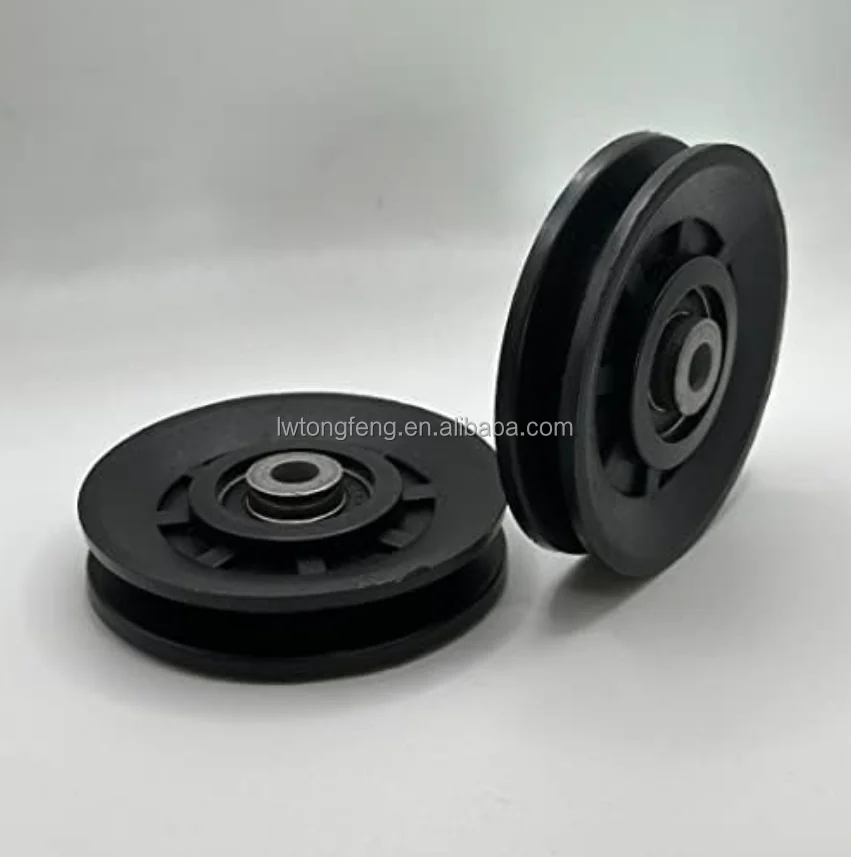 Factory price Sale pulley tensioning 100mm 120mm with Holes Hollow Pulley for wire rope pulley