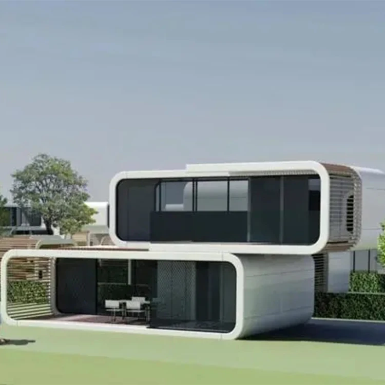 Modern Volferda Star Capsule House Double Layer 2 Bedroom Commercial Space 20ft & 40ft Steel Kiosk Office Outdoor Villa Home Use