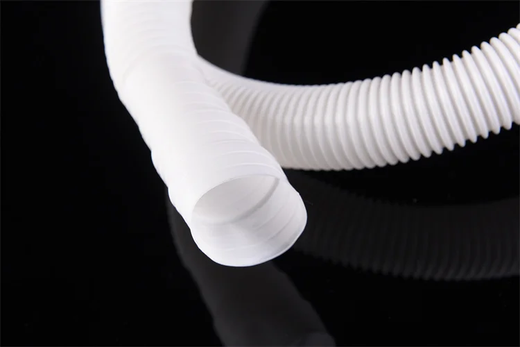 Transparent Soft Corrugated Pvc Plastic Extension Washing Machine Outlet Water Pipe Drain Hose
