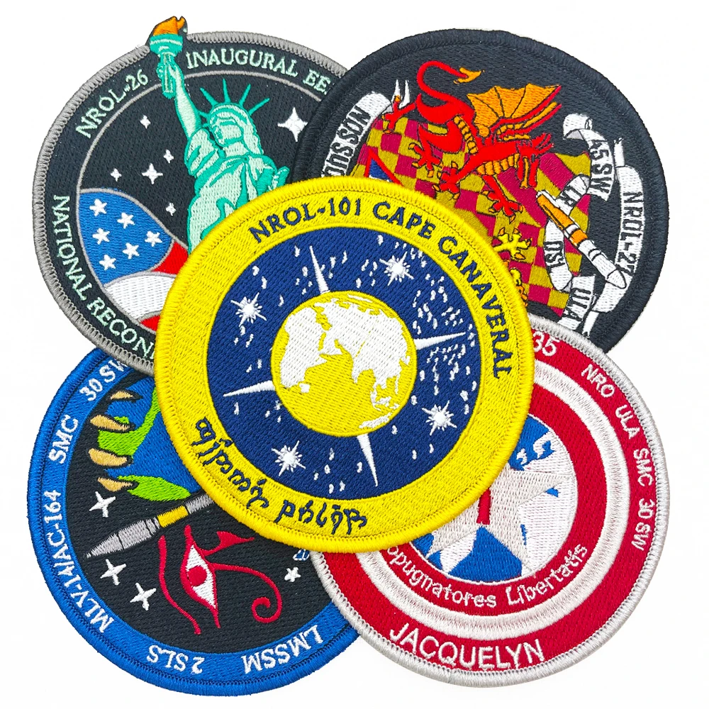 Custom Name Letter Logo Chenille Patches / 3D Silicon Pvc Rubber Patch / Design Woven Iron On Embroidery Patches For Clothing