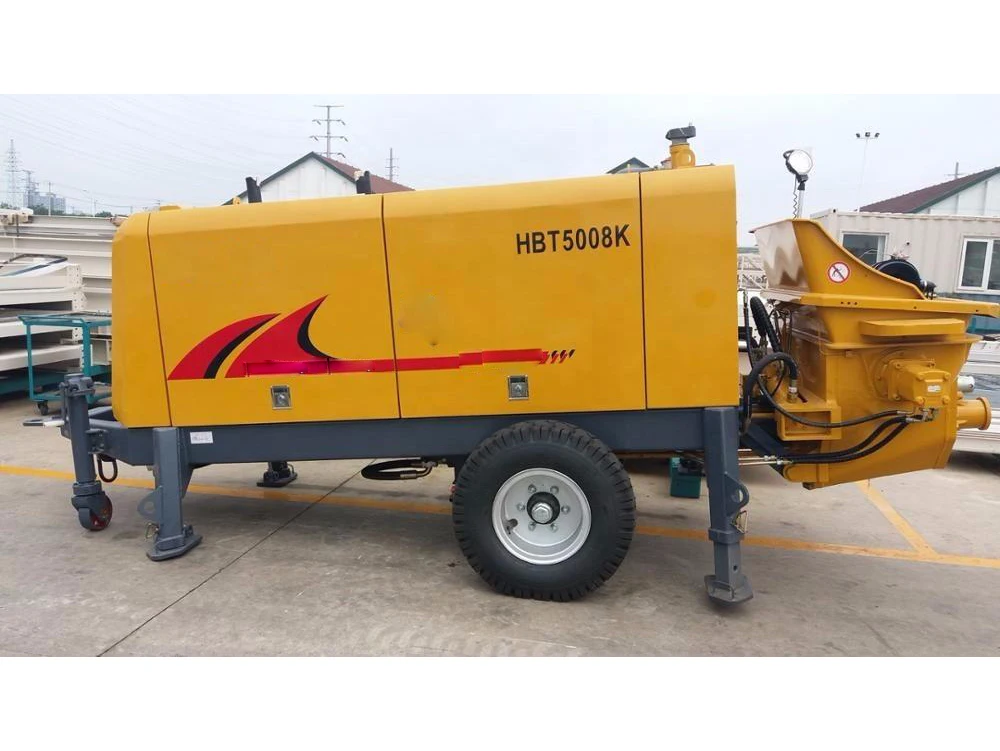 Бетононасос с прицепом HBT9018V по низкой цене 90 м