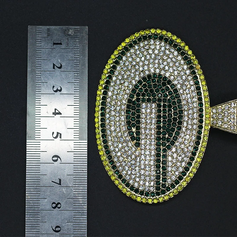 Curb Cuban Mens Necklace Chain Gold Black Silver Color Green Bay Packers glad Necklaces for Men Fashion Jewelry