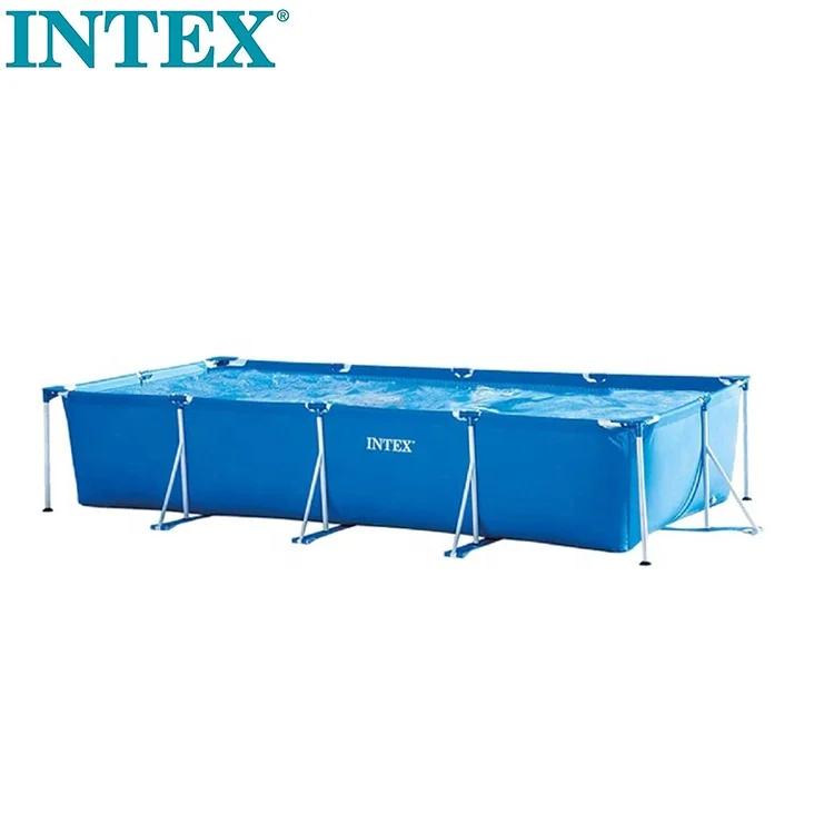 INTEX 28274 4.5M*2.2M*0.84M Rectangular Frame Above Ground Family Use Swimming Pool Set