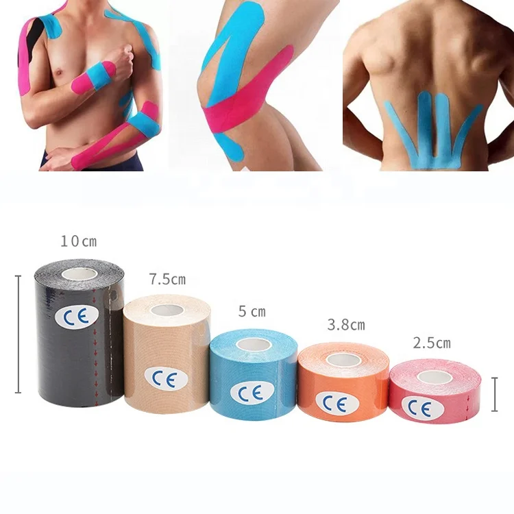 Medical Hypoallergenic Adhesive Kinesio Tape with CE logo