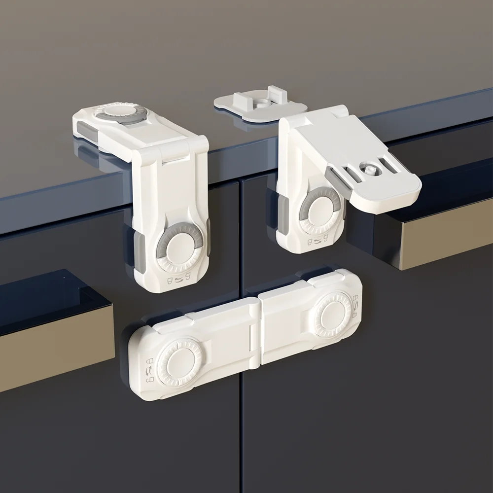 Child Safety Lock Drawer Lock Anti-pinch Hand Multi-function For Refrigerator Cabinet Door Lock