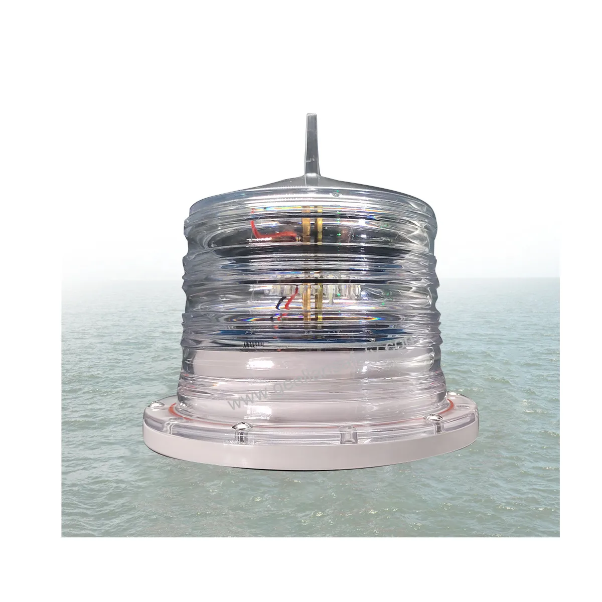 High quality Red color Solar boardwalk Led Lantern Marine light Marker Signal Light