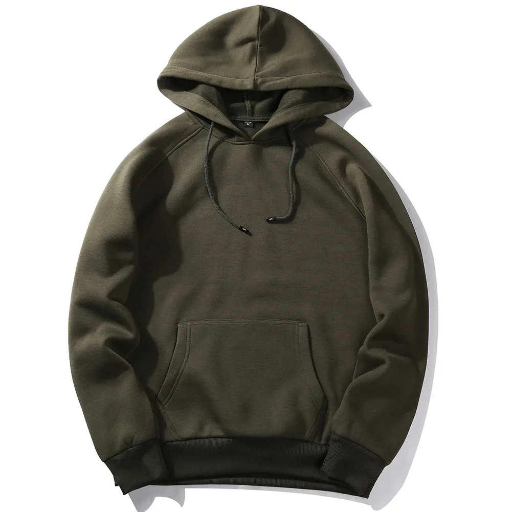 Hot Selling Gym Men Plain Sweatshirt Casual Wear Regular Fashion Streetwear Hoodie Long Sleeve Oversize For Men