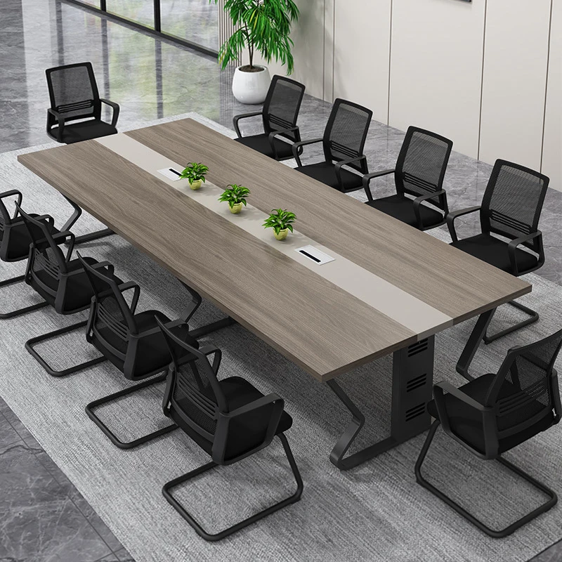 HYZ-14 office furniture desk 20 person office meeting room conference tables chairs set meeting table modern conference table