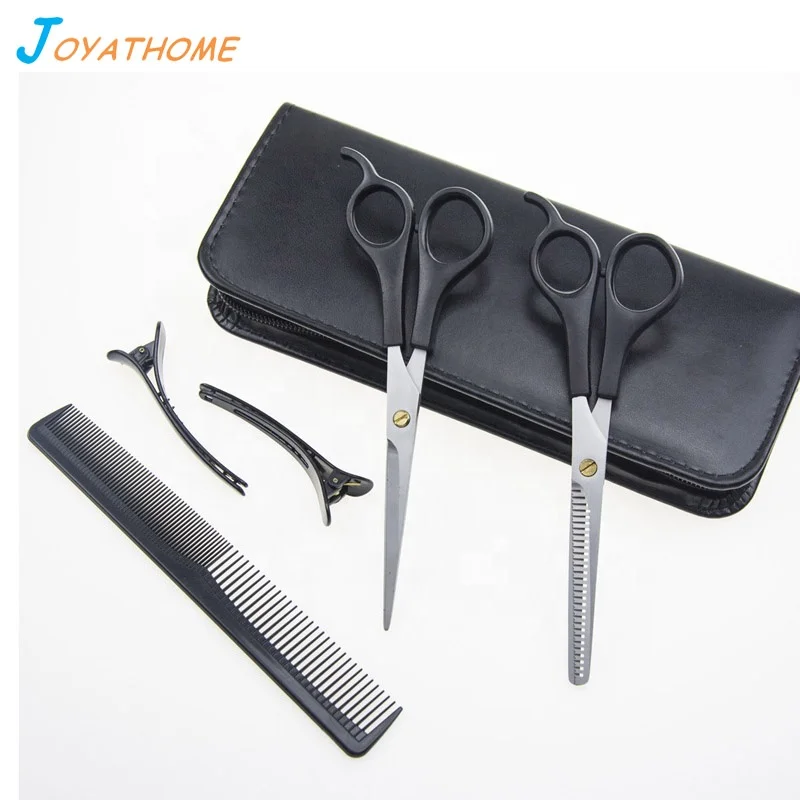 6pcs Classic Barber Scissors Hairdressing Japanese Barber Set Haircut Sets Hair Cutting Shears Professional Clippers for Sale