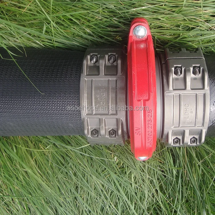 Longman Nbr Lay Flat Fire Hose Machine 1inch to 12inch 200 Metre Length NBR Fire Hoses