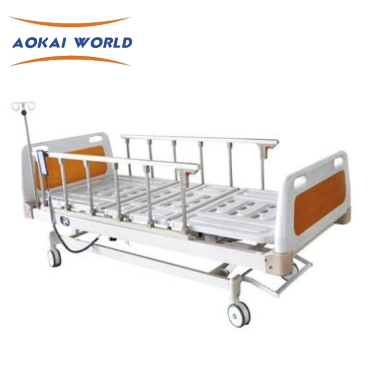 AK-3618K6 ABS Bed Board Timotion Motor Electrical Medical Three Functions Hospital Bed