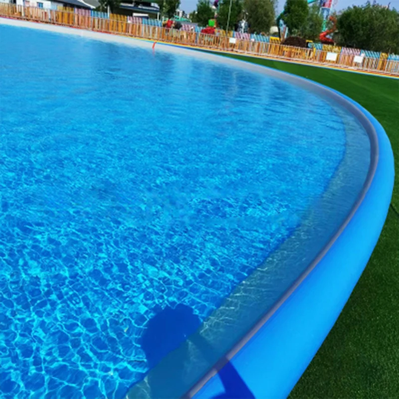 Customization fashion inflatable swimming pool drop stitch fabric multiple air technology outdoor inflatable pool