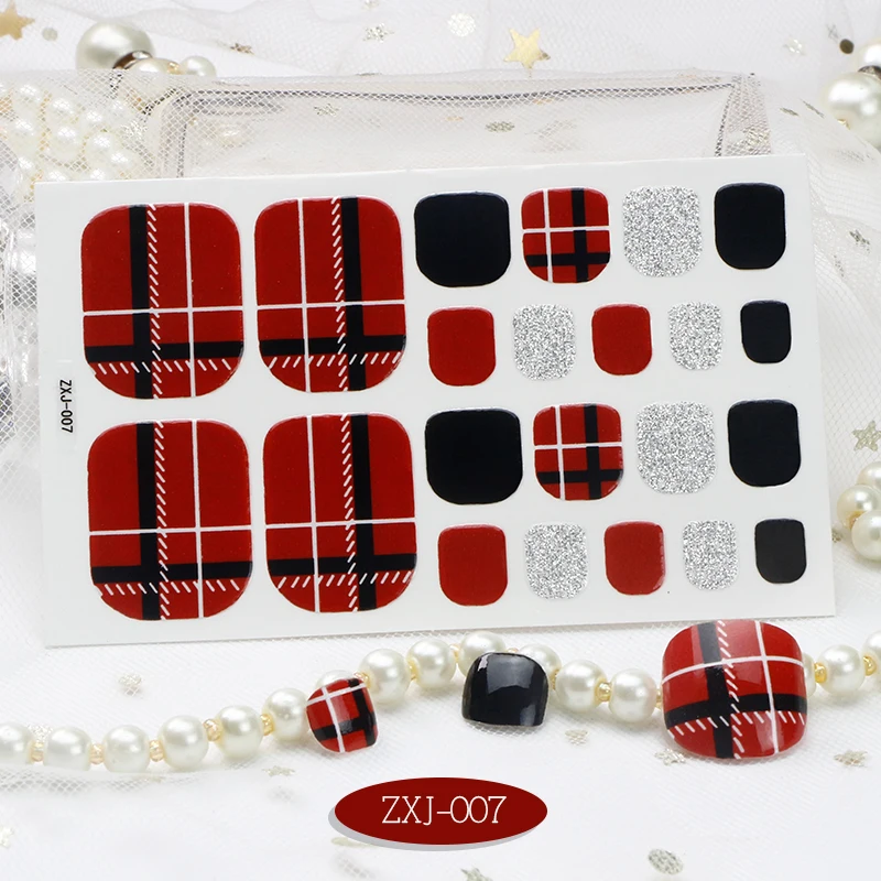 Рождественский органайзер для наклеек для дизайна ногтей с красным пикантным пальцем поп-пальцем в полоску с кристаллами для ногтей стикер для ногтей брендовый дизайн ногтей милый