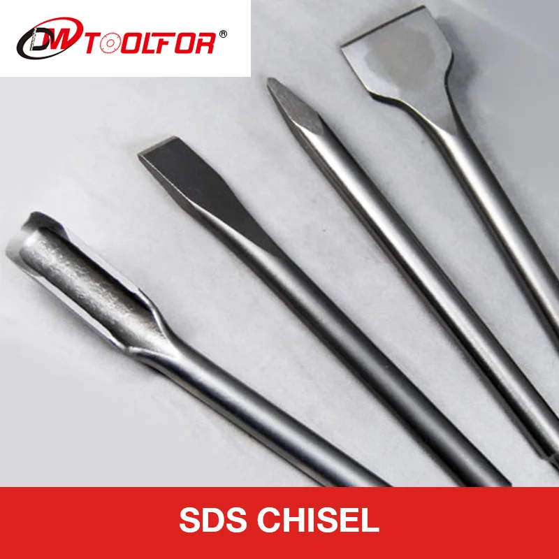 Sds Plus Max Shank Electric Power Moil Point Chisel For Concrete Masonry Working